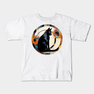 Black cat Kids T-Shirt